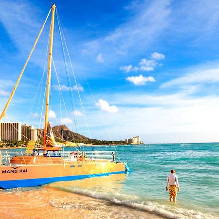 Beautiful Studio In The Heart Of Vibrant Waikiki Honolulu Kültér fotó