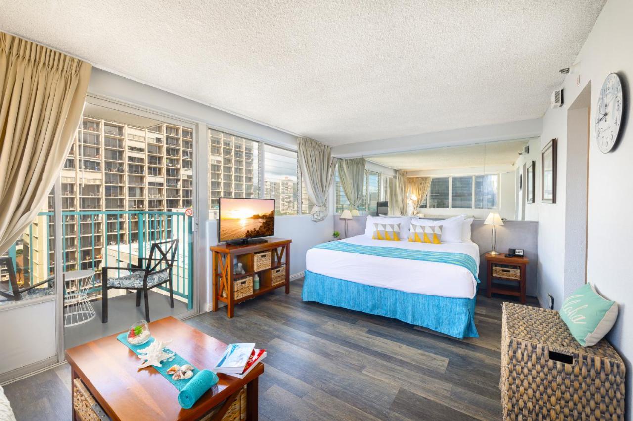 Beautiful Studio In The Heart Of Vibrant Waikiki Honolulu Kültér fotó
