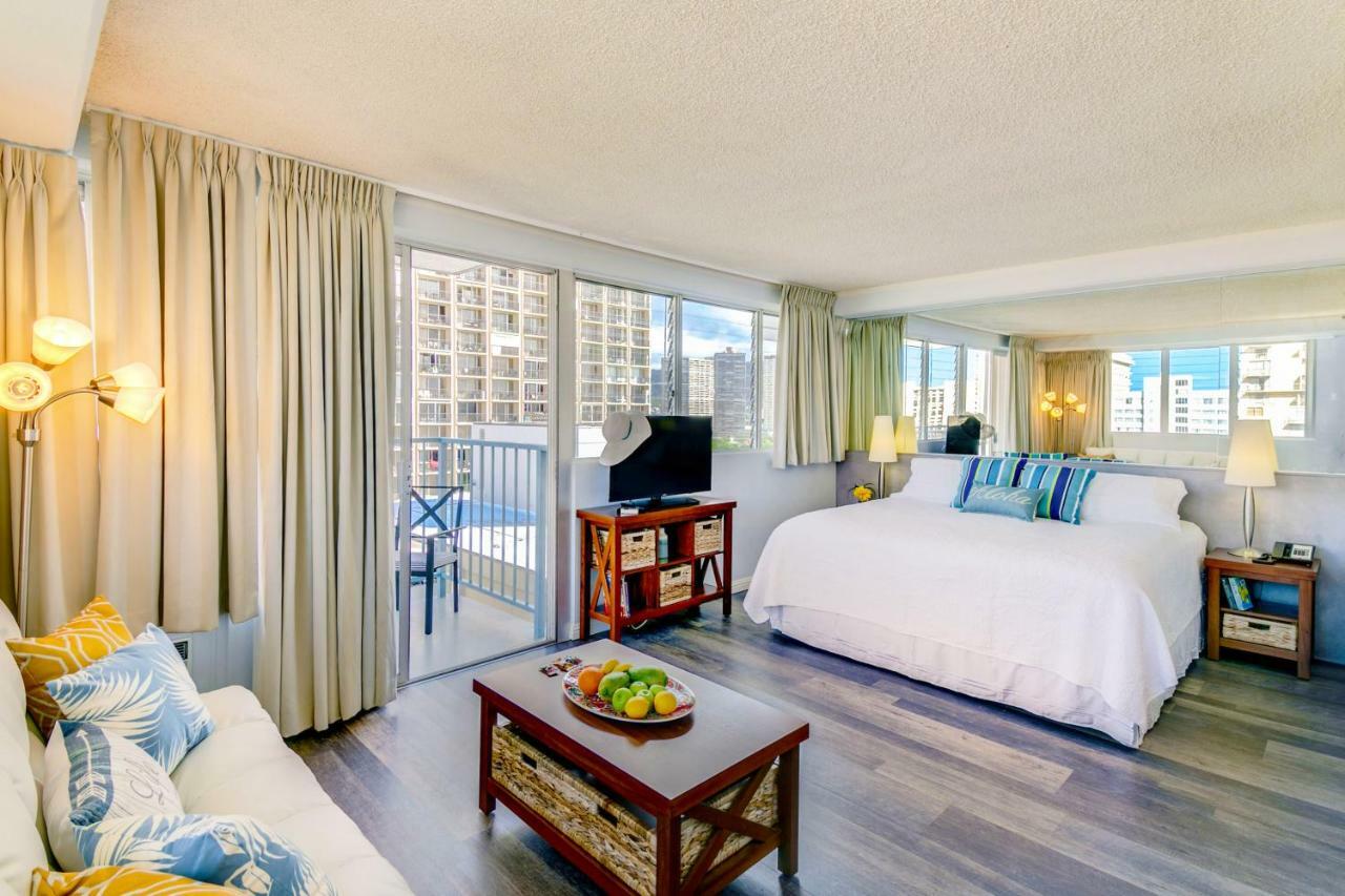 Beautiful Studio In The Heart Of Vibrant Waikiki Honolulu Kültér fotó